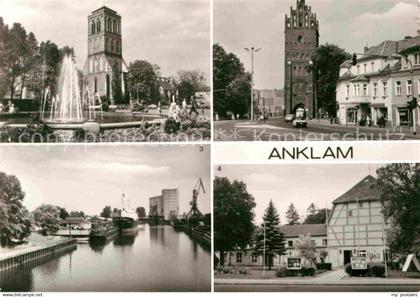 Anklam Nicolaikirche Steintor Hafen Theater