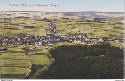 AK Annaberg Buchholz Blick Pöhlberg a Cranzahl Jöhstadt Geyersdorf Königswalde Bärenstein Oberwiesenthal Erzgebirge