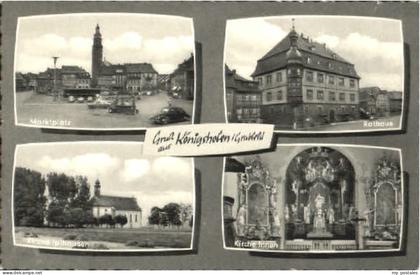 70107483 Bad Koenigshofen Rathaus Marktplatz Kirche Ipthausen Bad Koenigshofen