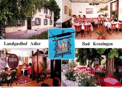 73203512 Bad Krozingen Landgasthof Adler Restaurant Terrasse Bad Krozingen