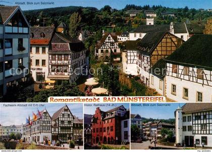 73179484 Bad Muenstereifel Fachwerkhaeuser Erft Ufer Rathaus  Bad Muenstereifel