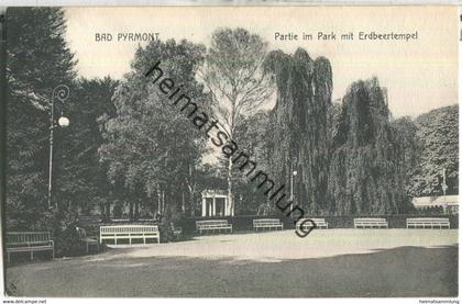 Bad Pyrmont - Park mit Erdbeertempel - Verlag Georg Brand Bad Pyrmont