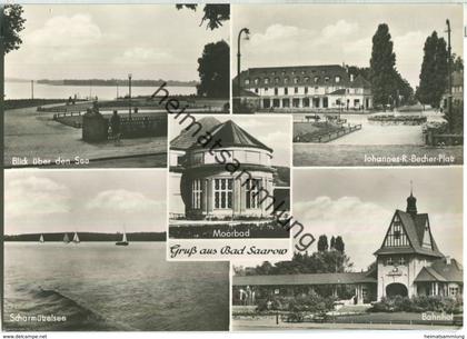 Bad Saarow - Bahnhof - Foto-Ansichtskarte