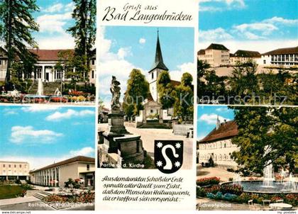 72859097 Bad Langenbruecken Bad Schoenborn Kurhaus Rathaus Kraichgauhalle Kurpar