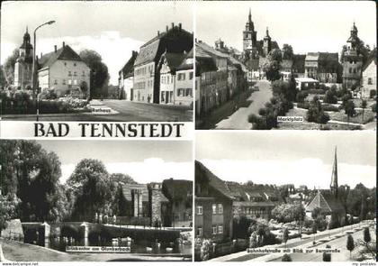 70091646 Bad Tennstedt Bad Tennstedt Rathaus Marktplatz Bahnhofstrasse Brueckent