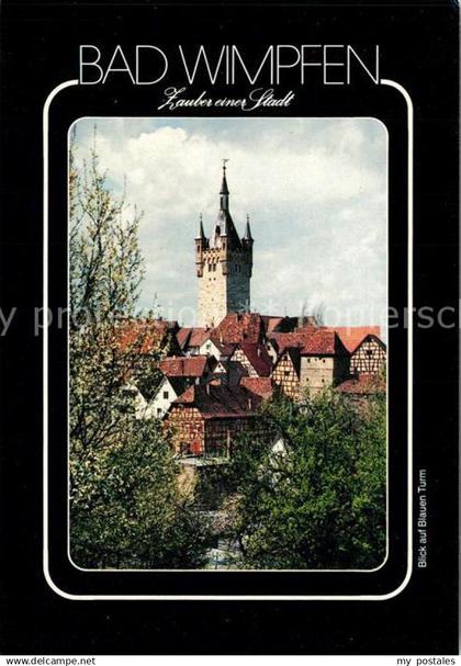 73179904 Wimpfen Bad Blauen Turm Wimpfen Bad