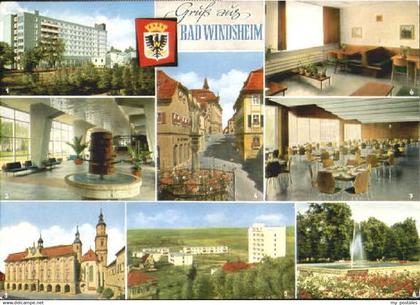 70117794 Bad Windsheim Bad Windsheim Klinik Rathaus Kirche Brunnen x 1976