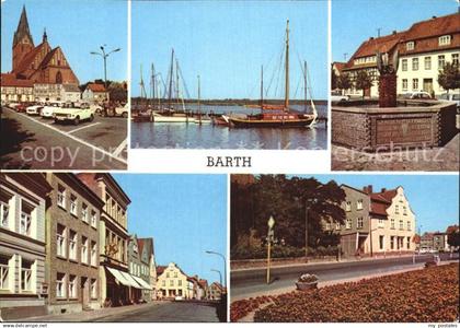 72545315 Barth Markt Mole Brunnen am Markt Parkanlage Dammstrasse Barth