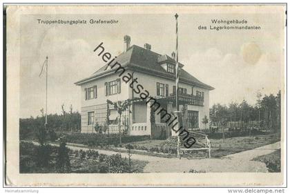 92655 Grafenwöhr - Truppenübungsplatz - Wohngebäude des Lagerkommandanten - Verlag Spahn Grafenwöhr