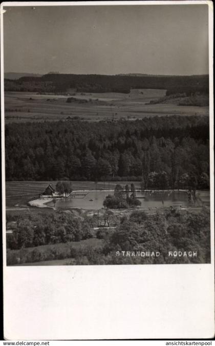 Photo CPA Bad Rodach Oberfranken Bayern, Strandbad