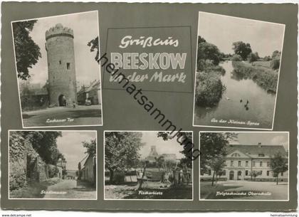 Beeskow - Foto-AK Grossformat 60er Jahre - Verlag H. Sander Berlin