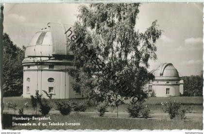 Hamburg-Bergedorf - Sternwarte - Foto-Ansichtskarte - Verlag Rud. Reher Hamburg