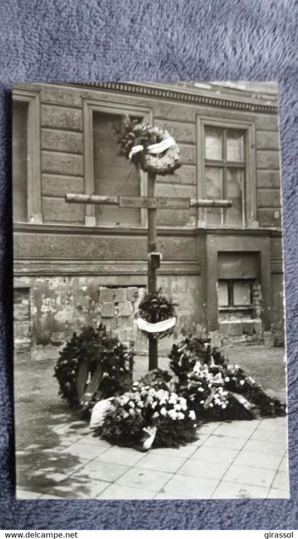 MUR DE BERLIN MONUMENT DANS LA RUE DE BERNAU FORMAT ANCIEN