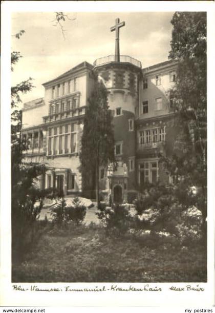 70114217 Wannsee Wannsee Berlin Krankenhaus ungelaufen ca. 1965 Wannsee