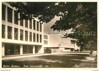 72941987 Dahlem Berlin Freie Universitaet Dahlem Berlin