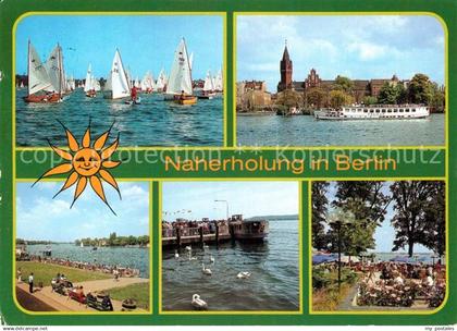 72953626 Berlin Mueggelsee Segelregatta Rathaus Koepenick Anlegestelle der Weiss