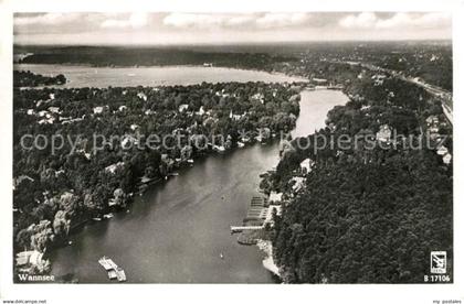 73356485 Wannsee Fliegeraufnahme Wannsee