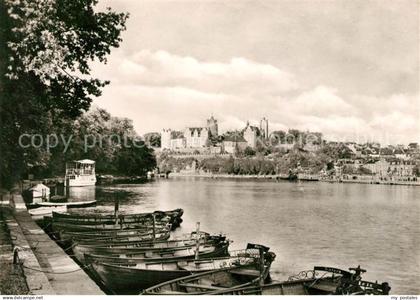 73032464 Bernburg Saale Bootsliegeplatz Schlossblick Bernburg Saale