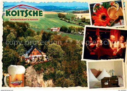 73658291 Bertsdorf-Hoernitz Bergrestaurant Pension Koitsche Klingstein Bier Land