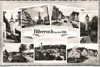 70889381 Biberach Riss Biberach Riss Marktplatz Gigelturm Weisser Turm *