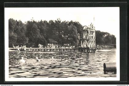 AK Biesenthal, Freibad mit Sprungturm