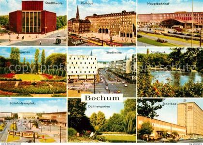 73134884 Bochum Rathaus Hauptbahnhof Stadttheater Bochum