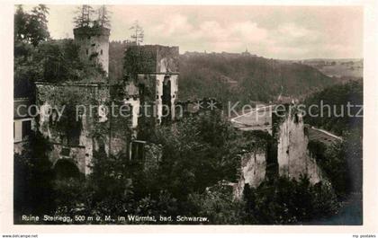 42655366 Bonndorf Schwarzwald Ruine Steinegg im Wuermtal Bonndorf