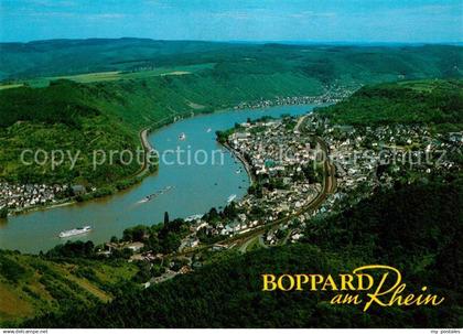 73077060 Boppard Rhein Fliegeraufnahme Boppard