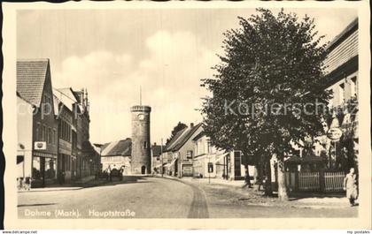 42584647 Dahme Mark Hauptstrasse Turm Dahme Mark