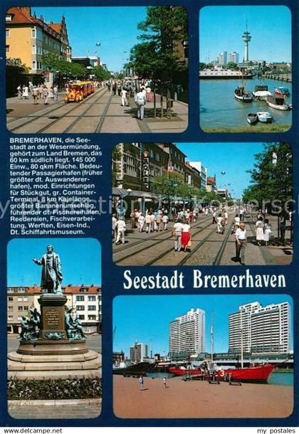 73306284 Bremerhaven Denkmal Hafen Stadtansichten Bremerhaven