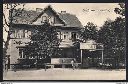 AK Brieselang, Gasthaus Krug Brieselang, Aecht Patzenhofer Bier