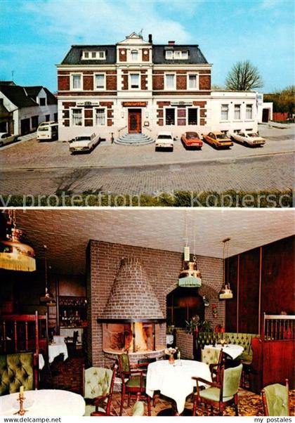 73849512 Brunsbuettel Hotel zur Post Restaurant Kamin Brunsbuettel