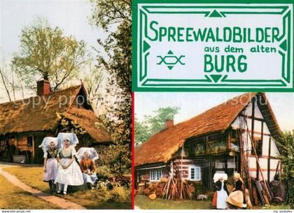 73755487 Burg Spreewald Bilder aus dem alten Burg Festtagstrachten