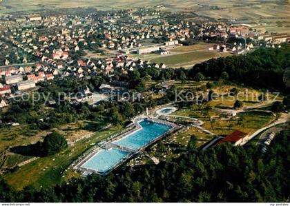 43333848 Butzbach Fliegeraufnahme Schwimmbad Butzbach