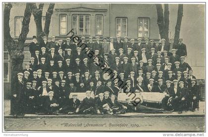 Buxtehude - Malerclub Ornament 1909 - Verlag H. Behning Photograph Buxtehude