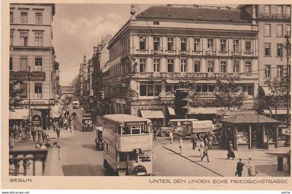 N°5535 R -cpa Berlin -linter den linden ecke friedrichstrasse-