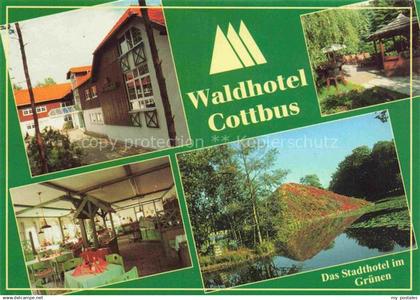 COTTBUS Waldhotel Cottbus Gastraum Weiher Park