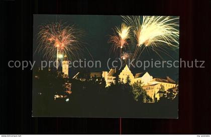 71515618 Dachau bei Nacht mit Feuerwerk Dachau