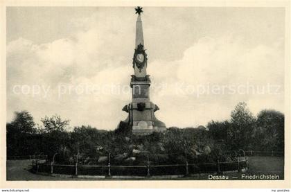 43372424 Dessau-Rosslau Friedrichstein Denkmal Dessau-Rosslau