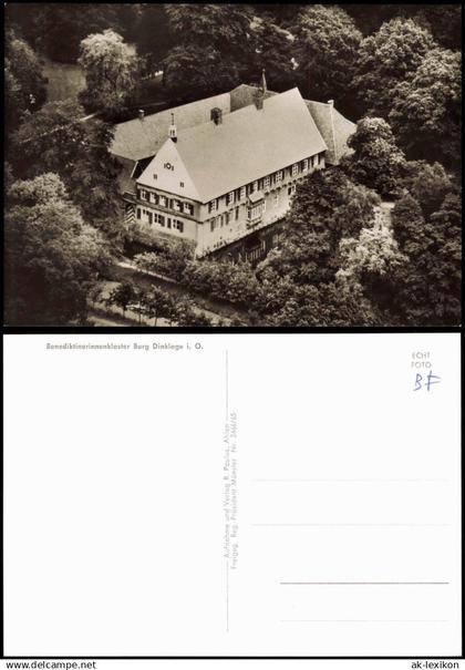 Dinklage Luftaufnahme Benediktinerinnenkloster Burg Dinklage i. O. 1965