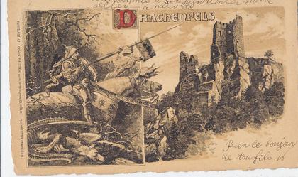 V 739/CPA   ALLEMAGNE  DRACHENFELS