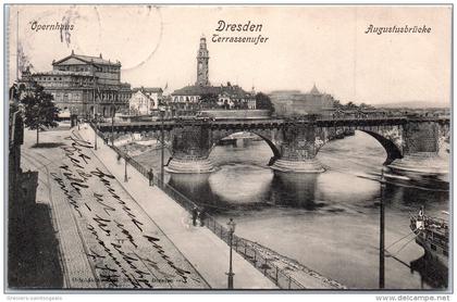 Allemagne - SAXE - DRESDEN - Terrassenufer