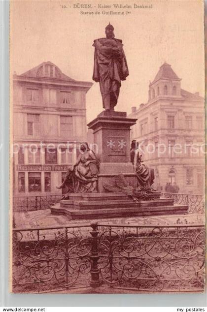 43511894 Dueren Rheinland Kaiser Wilhelm Denkmal  Dueren Rheinland