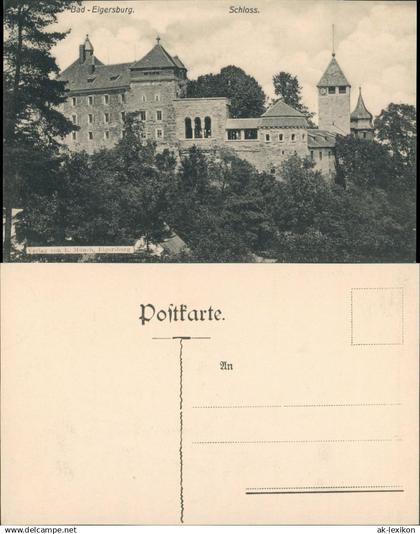 Ansichtskarte Elgersburg Schloss Elgersburg - Bewaldung 1912