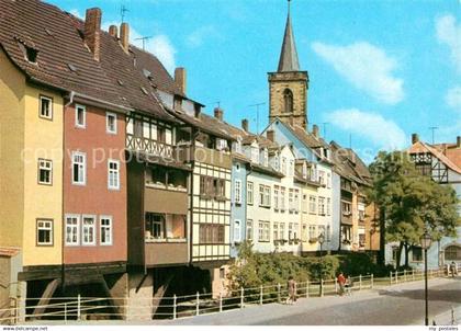 72964675 Erfurt Kraemerbruecke Kirchturm Erfurt