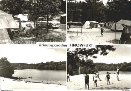 72129231 Finowfurt Urlaubsparadies Campingplatz See Strand