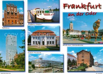 73181155 Frankfurt Oder Marienkirche Oderspeicher Rathaus Frankfurt Oder