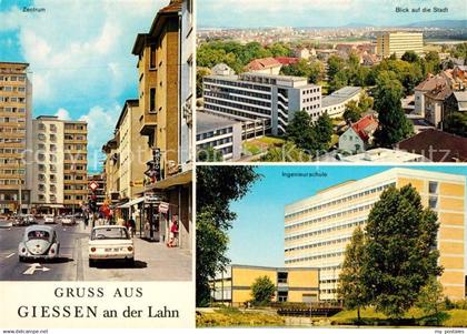 73144938 Giessen Lahn Zentrum Stadtpanorama Ingenieurschule Giessen Lahn