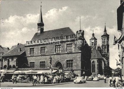 72063917 Goettingen Niedersachsen Rathaus und Johanniskirche Goettingen