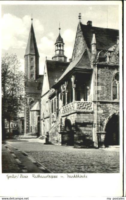 70078354 Goslar Goslar Rathaus Kirche x 1957 Goslar